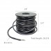Fixturedisplays® 12 Gauge AWG Pvc Tinned Copper Wire (Black), 26.25Ft Flexible Wire, Electrical Wire For Boat/Maine/Automotive Etc Outdoors Wiring 15779